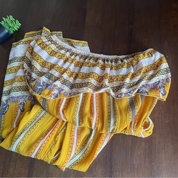 Free People Simone Flounce One-Piece Jumpsuit Size Small - Picture 8 of 9